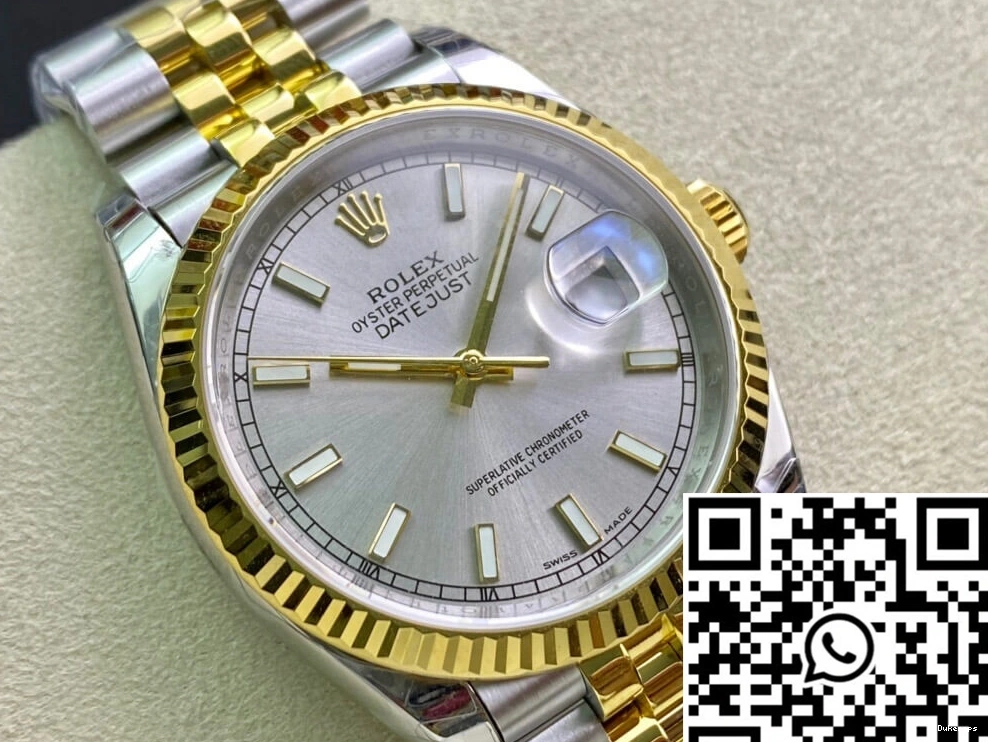36MM 748 Yellow EW Factory Rolex Datejust RelaxedFit 126233 Gold 0711